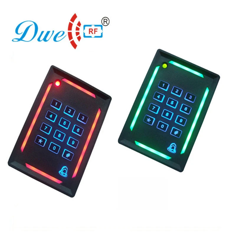 

DWE CC RF access control system card reader proximity key board card readers with door bell button