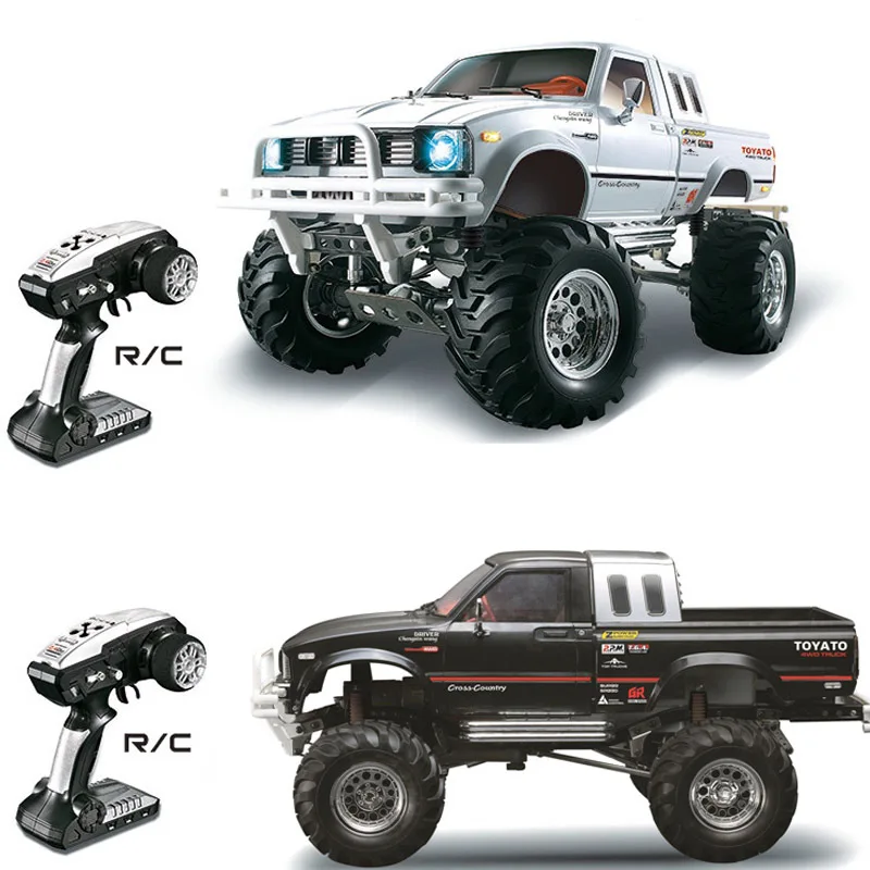 1:10 2,4G 4WD 3CH полностью металлический корпус 4X4 пикап Rock wheel RTR 320A независимый ESC RC четырехколесный внедорожный пикап