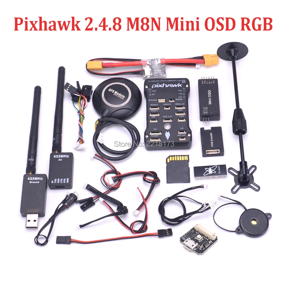 Pixhawk 2.4.8 + M8N GPS + 250mW Telemetry Pixhawk 2.4.8 + M8N GPS + 250mW Telemetry