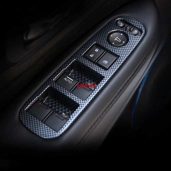 

Car door windows Lift button Panel Cover Trim Car-Styling Fit For Honda HR-V HRV 2014-2017