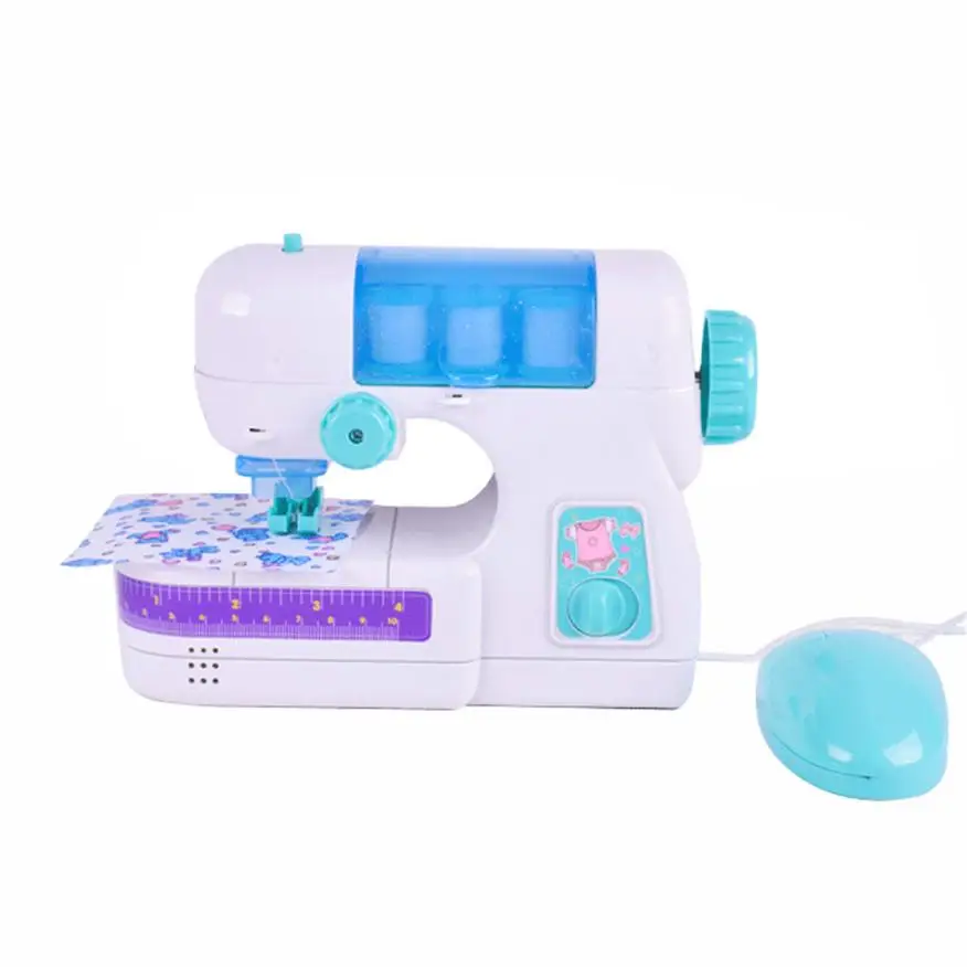 

Furniture Toys Electric Sewing Studio Machine Sew Intelligence Activities Toy For Girls Kids D40+