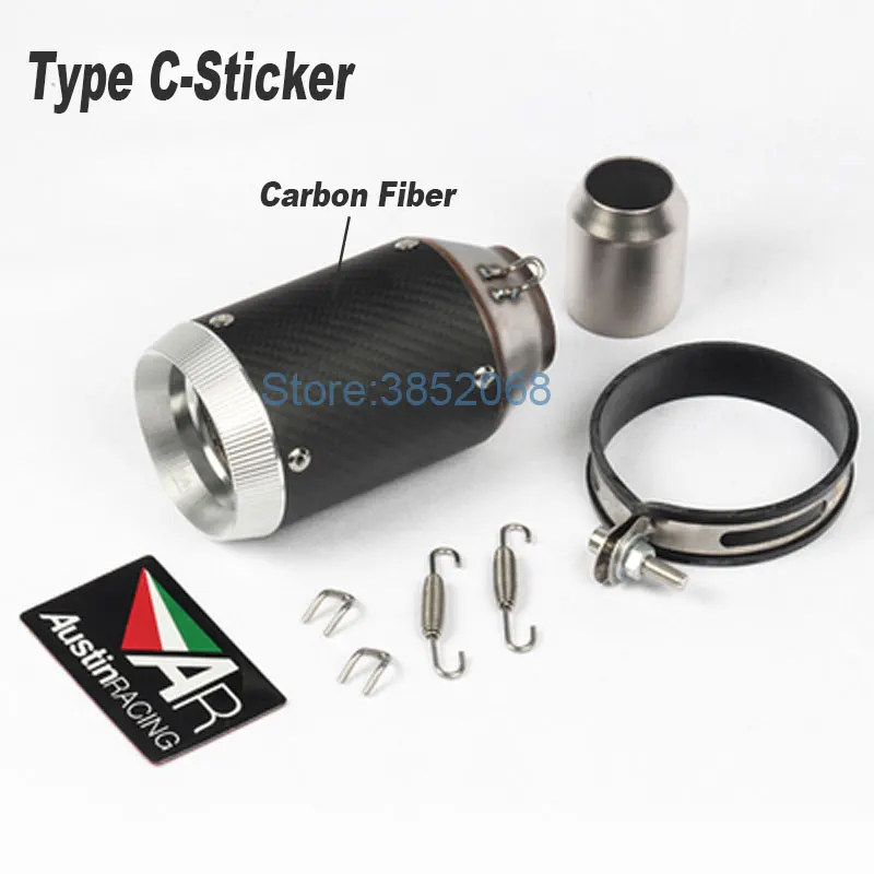 Motocicleta AR Austin Racing Car Escape moto AR calle bombardeo Escape para Ninja ZX6R GSX600 Z750 FZ1N R6