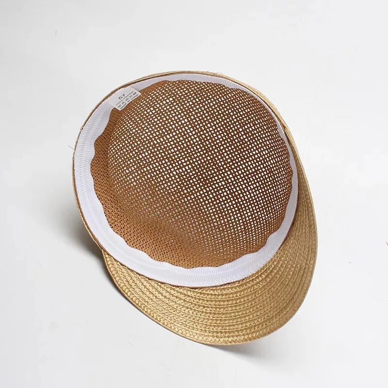 Бумажная соломенная летняя сетчатая бейсболка Gorras для мужчин и женщин