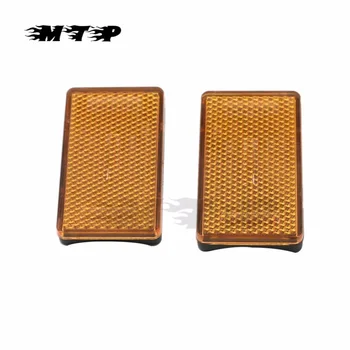 

Motorcycle Front Fork Leg Reflective Reflector For BMW Model Motor Red Yellow Plastic