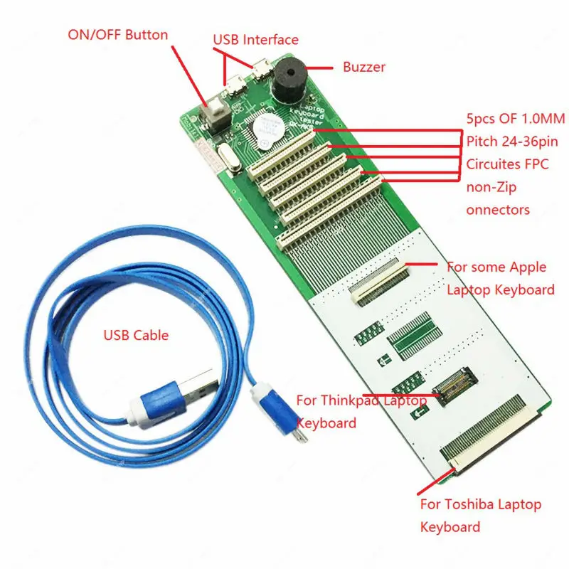 

NEW Universal Laptop Keyboard Tester testing device machine Tool For HP ACER MSI DELL SAMSUNG TOSHIBA