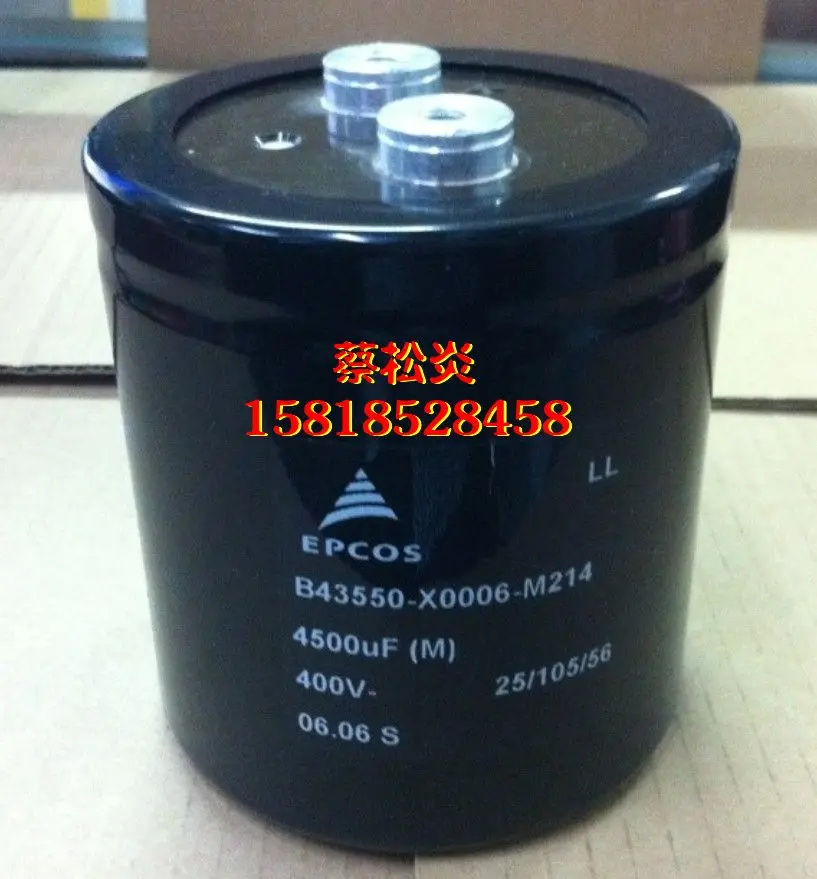 

The new 400v4500uf 90*95 imported Epp Kos B43550 electrolytic capacitor