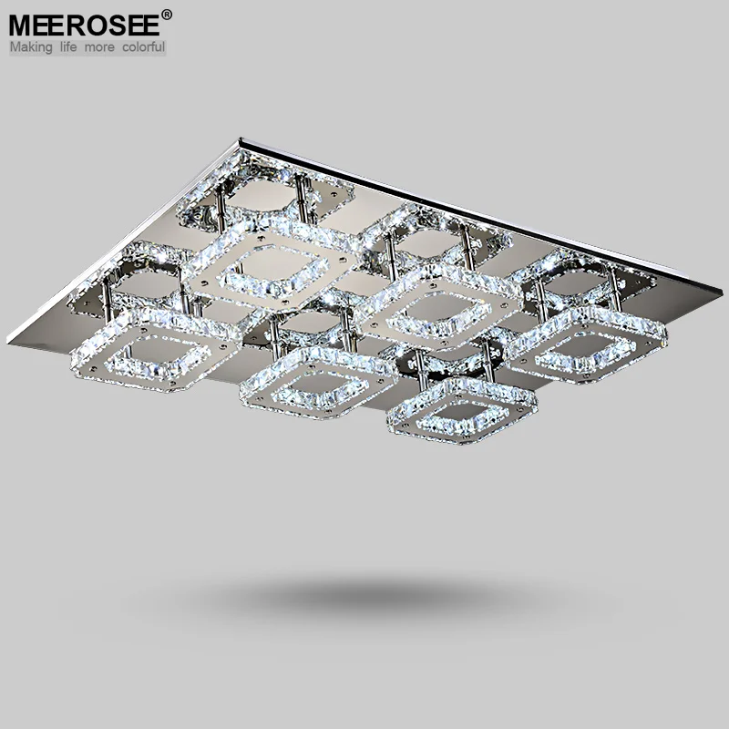 Modern LED Diamond Crystal Ceiling Light Fitting Crystal Lamp for Hallway Corridor Fast Shipping Flush Mount