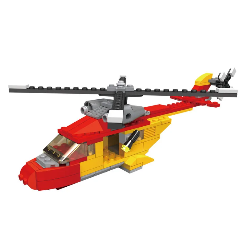 Whirl Ybird DIY Helicopter Model Building Blocks Construction Bricks baby toys baby-building-blocks
