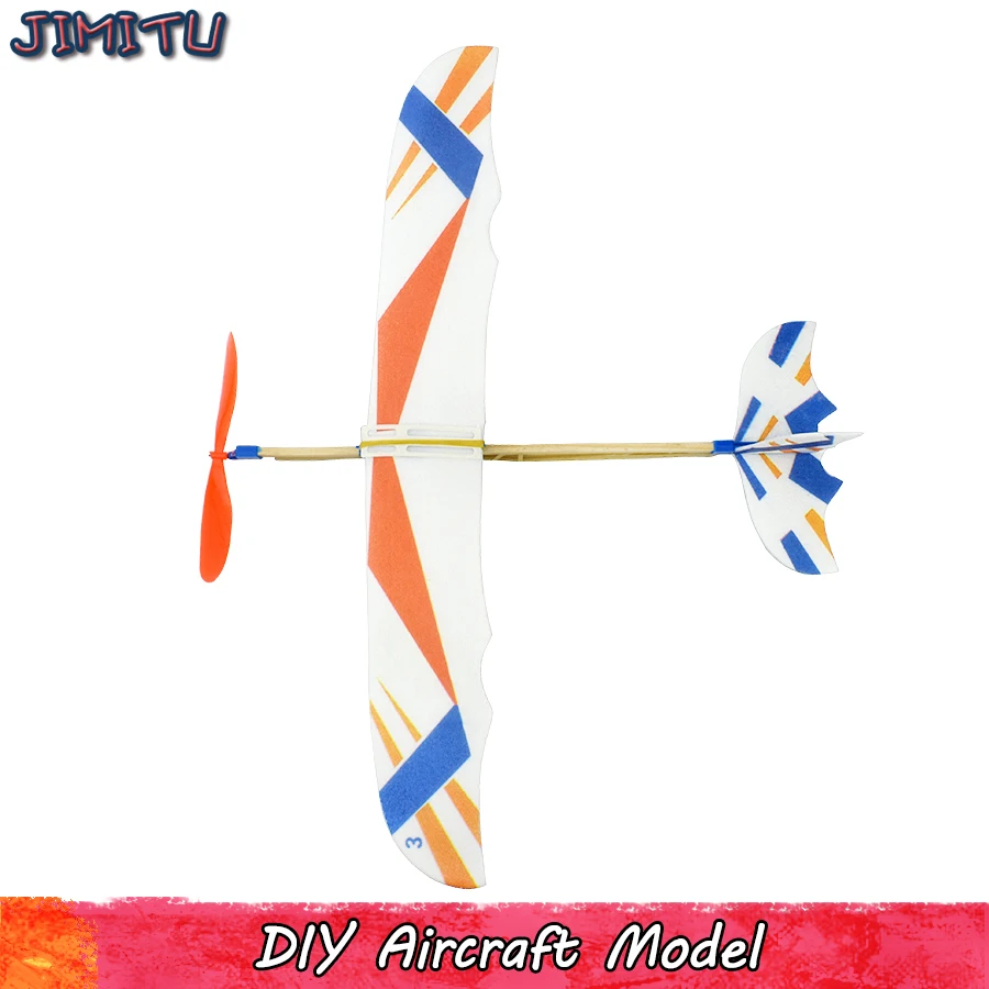 

DIY Rubber Band Aircraft Assembly Toy for Boys Experiment Aviation Foam Plane Model Kits Educational Toys Gifts for Children