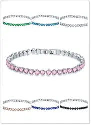 2019 хит продаж, шикарные, 8 цветов круглые браслеты женские трансграничной браслет с украшением в виде кристаллов из австрийских Fit DW для Для