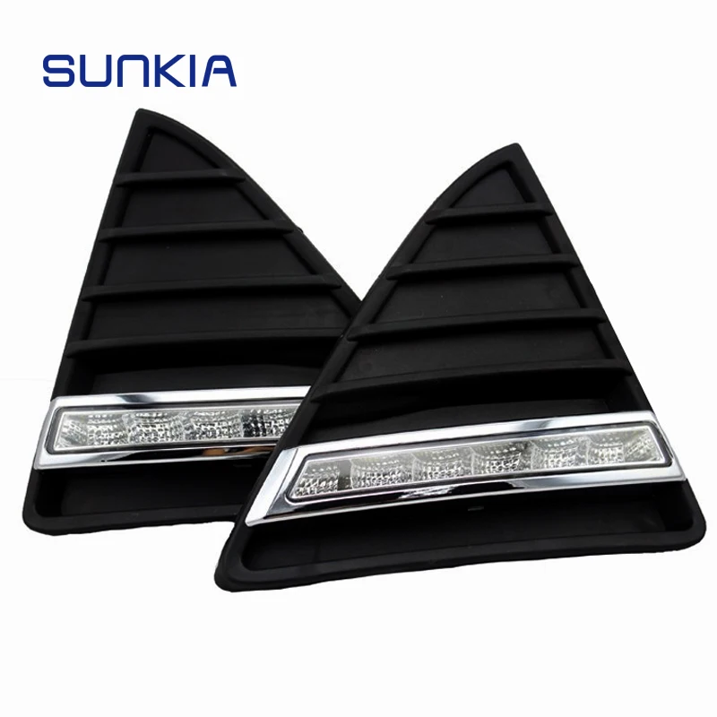 SUNKIA 2 шт./компл. Водонепроницаемый Светодиодный дневной светильник DRL для Ford Focus | Отзывы и видеообзор