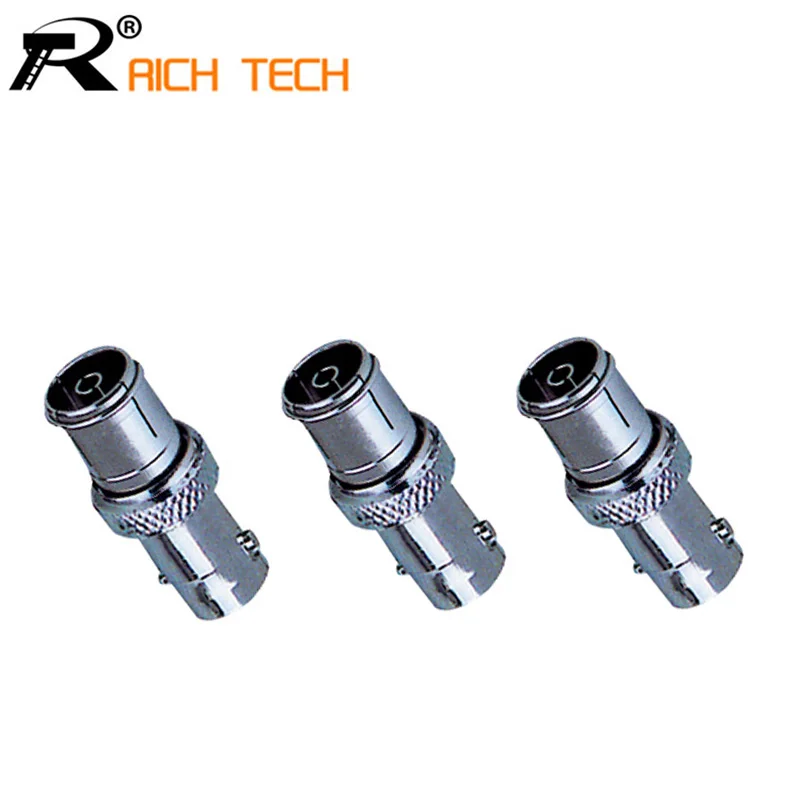 4pcs BNC female jack to IEC PAL DVB-T TV male plug RF connector | Обустройство дома