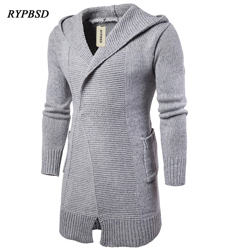 Solid Color Long Cardigan font b Sweater b font Coat Knitted font b Sweater b font