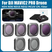 Для DJI Mavic 2 Pro нейтральная плотность ND4-32 MCUV CPL фильтр для дрона набор стекло Mavic 2 Pro профессиональная защита объектива аксессуары