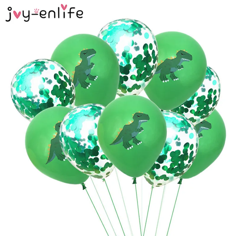 12inch Cartoon Dinosaur Confetti Balloon Baby Shower Kids