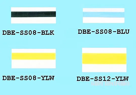 Única para 8mm Smt Fita da Tala Cintos Dbe ss08 ylw Dbe ss08 blu Dbe ss08 blk 1000 Pçs e caixa