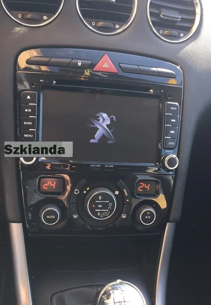 Серое пианино 2din Android 7,1 мультимедиа автомобильный DVD навигатор для peugeot 408 308 308SW Авто Радио Стерео головное устройство Wifi 4G SD карта