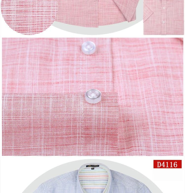 Davydaisy Высокое качество льняной летний Для мужчин рубашка с короткими рукавами простая однотонная брендовая одежда Повседневная рубашка