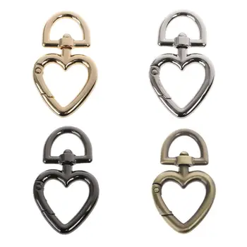 

Heart Shape Metal Swivel Clasp Lanyard Snap Hook Spring Claw Clasps