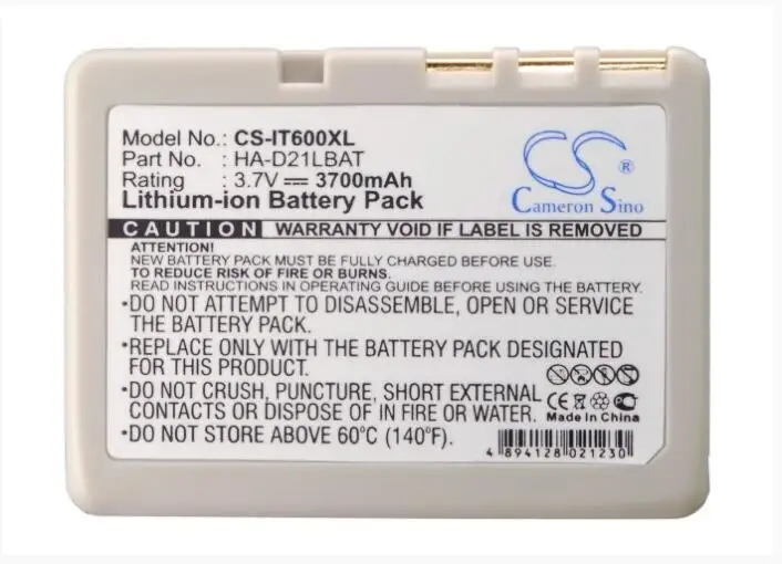 Аккумулятор Cameron Sino 3700mAh для CASIO HA 020LBAT D20BAT IT 300 600 D21LBAT штрих код аккумулятор