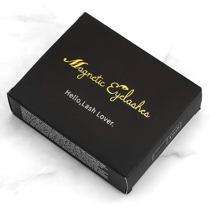 Genailish Магнитная Eyeashes 6 шт./пара магнит ресницы 6D ресница с Подарочная коробка
