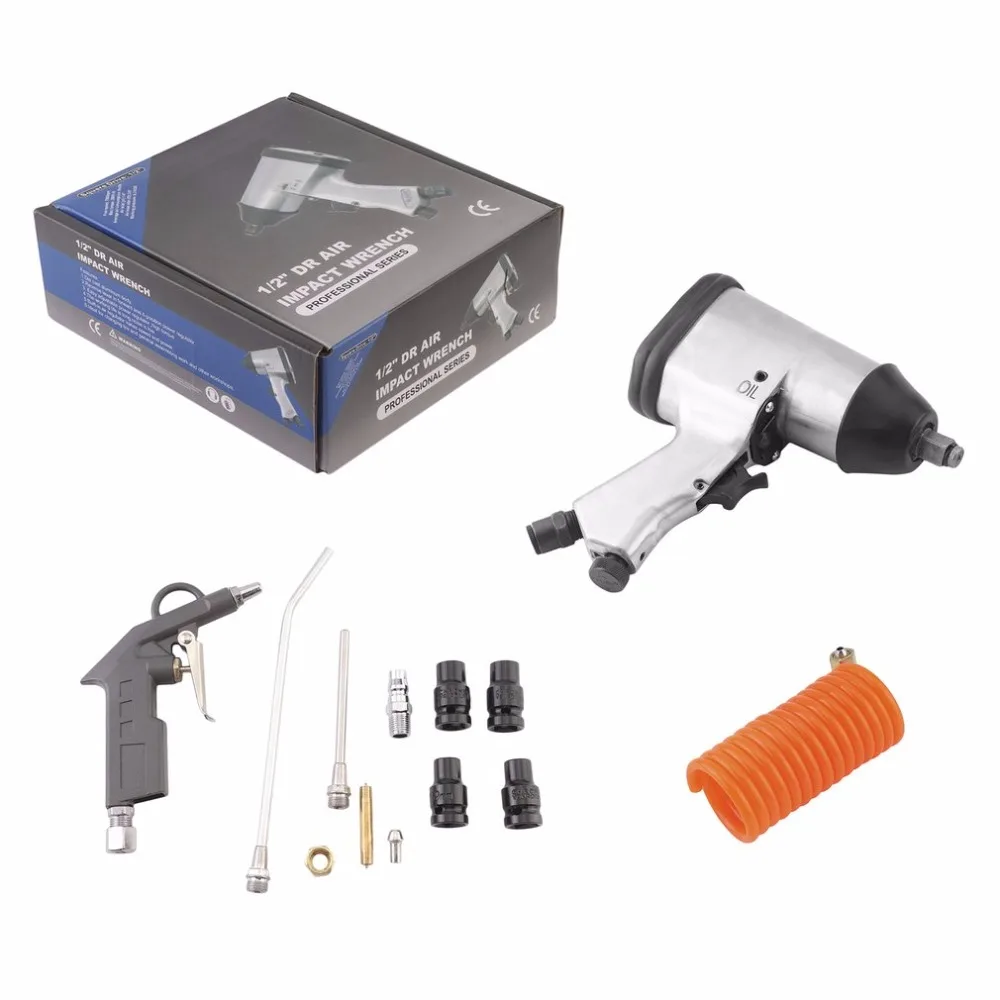 

Powerful Pneumatic Air 1/2inch Drive Impact Wrench High Torque Changing Tire Car Maintenance Repair Tool High Quality