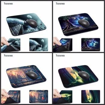 

Yuzuoan Customized Beautiful Earth Moon Comfort Mouse Mat Gaming Rubber Mousepad Size for 180x220x2mm and 250x290x2mm Mousepad