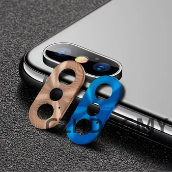 

100pcs/lot For iPhone X / XS Camera Lens Protector Ring Plating Aluminum Protection Cover For iPhone XS Max XR