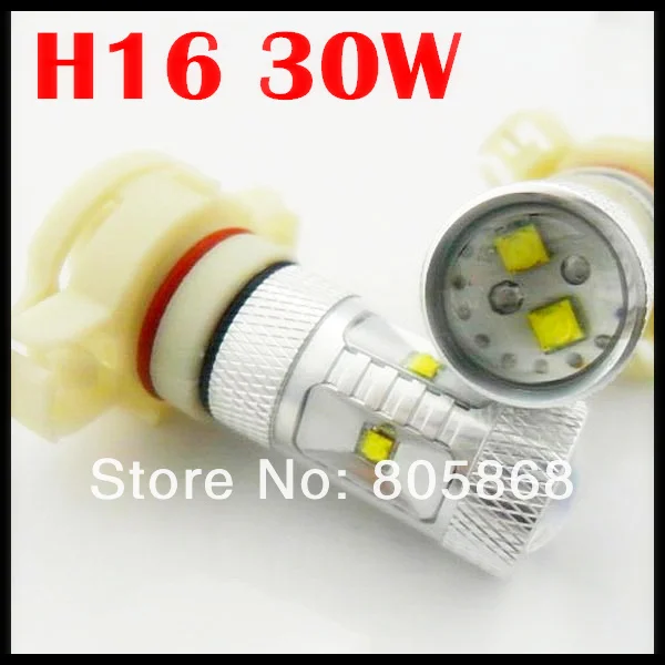 Горячая Распродажа PSX24W PY24W 5202 H16 led 30W белые чипы Cree высокой мощности светодиодные