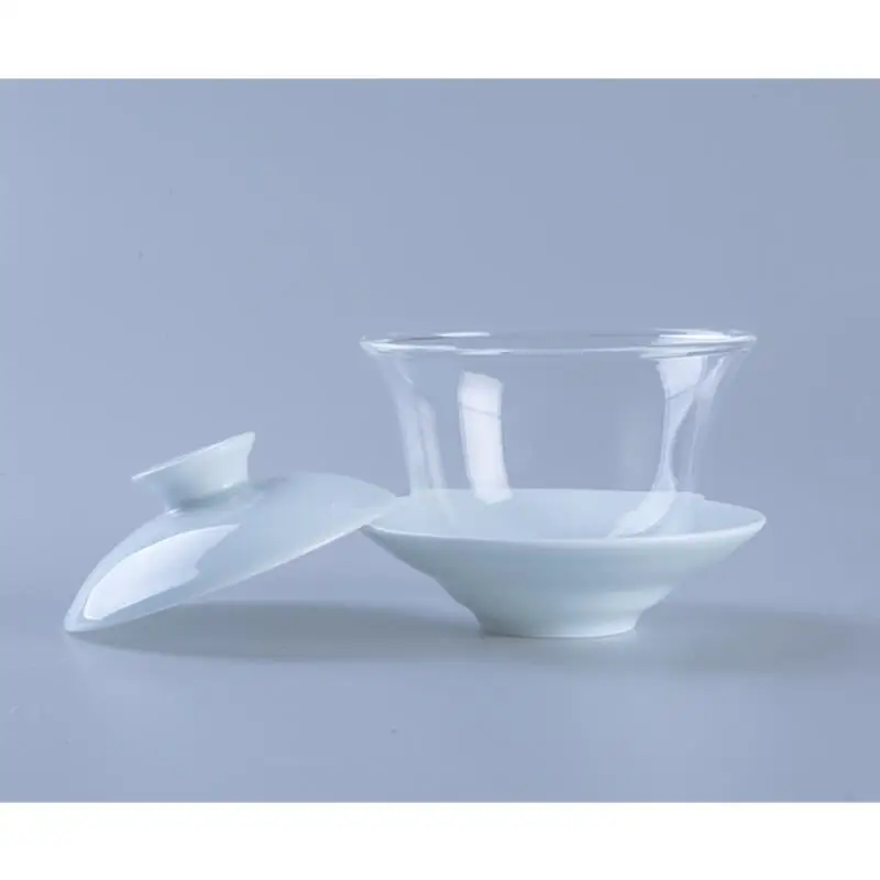 Чайный сервиз Celadon с термостойким стеклом Gaiwan для китайского чая Gongfu чайные