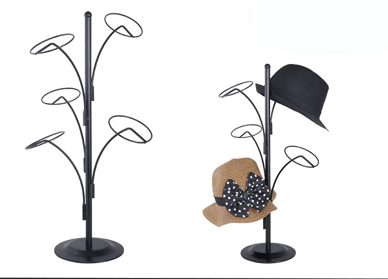

Metal Hat Display Stand Rack/multi-functional Hanging Hat Rack