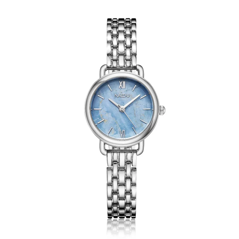 

Exquisite Simple Style Women Watches Stainless Small Marble Dial Quartz Ladies Watch Drop shipping Top Brand Elegant Girl Watch