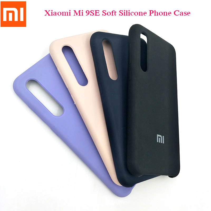 

Xiaomi Mi 9 SE Original Liquid Silicone Case Soft TPU Phone Back Cover For 6.39 inch MI 9SE Silky Matte Finish Anti-Fingerprint
