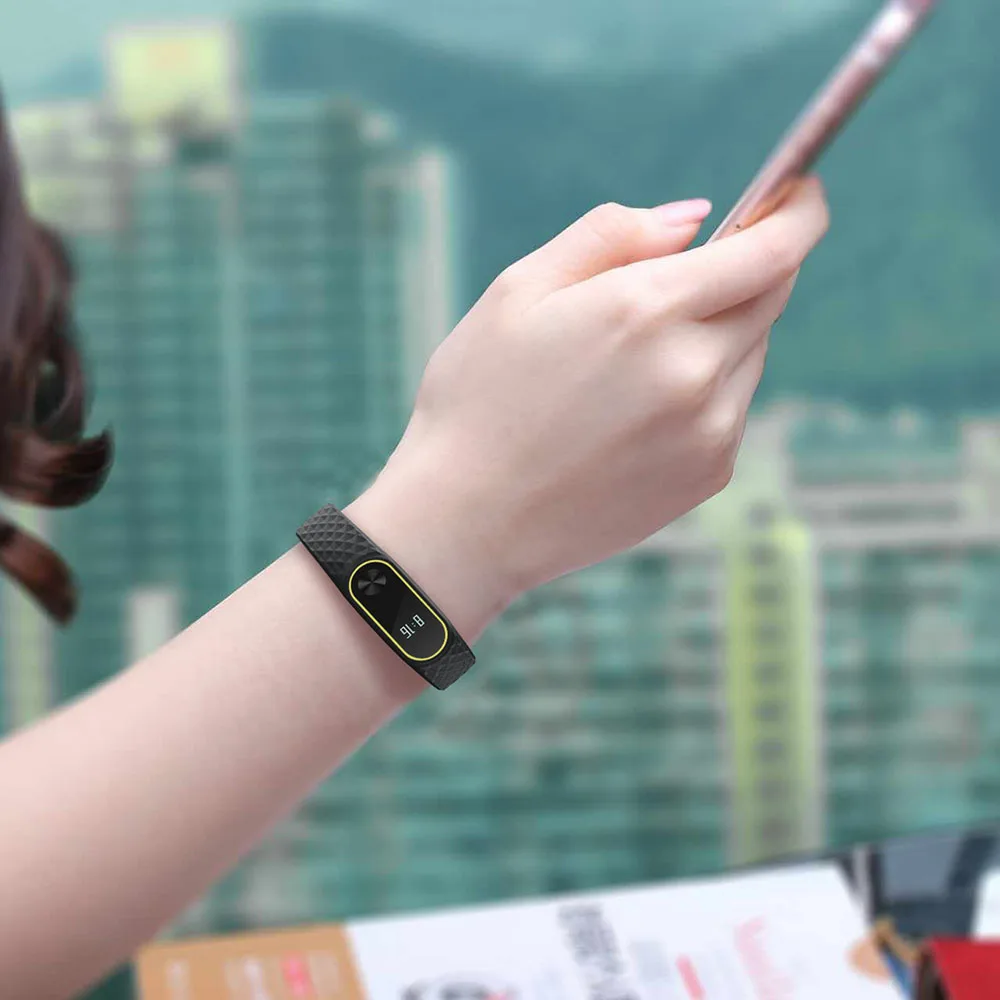 Браслет Ремешки для наручных часов для Xiaomi Mi ремешок 2 Силиконовый ремешок для наручных часов сменный ремешок для Xiaomi Mi ремешки 2 резиновый спортивный ремень для наручных часов