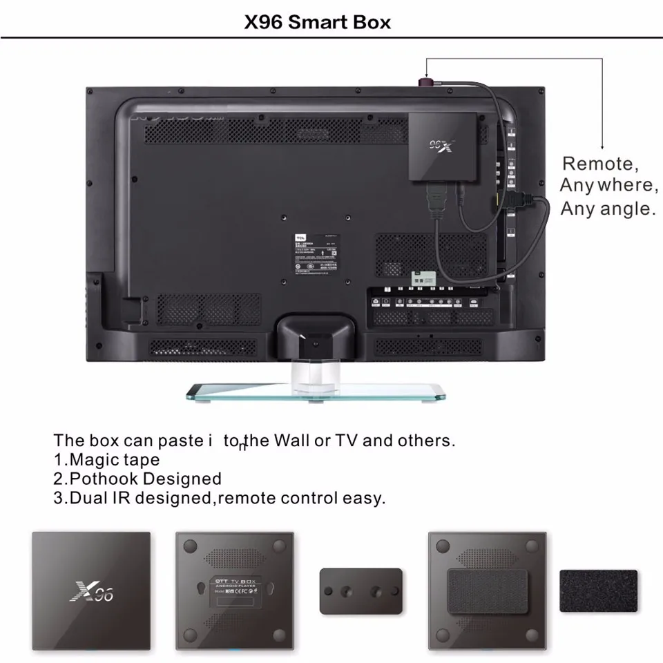 Android 6,0 tv box S905X 1G/8G 2G/16G X96 4k может подписываться на ip-телевидение арабское, Европа, Шведский испанско-португальский, греческий, Индия 2500 каналов