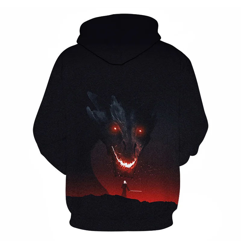 New Movie Game of thrones Hoodie Men Women All characters Cosplay 3d Sweatshirts Hoodies Casual Men Streetwear Pullover 6XL