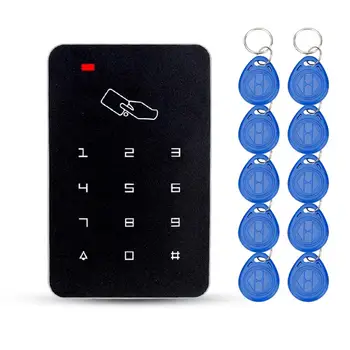 

125khz RFID Keypad access control system digital keyboard door lock controller RFID card reader with 10pcs TK4100 keys