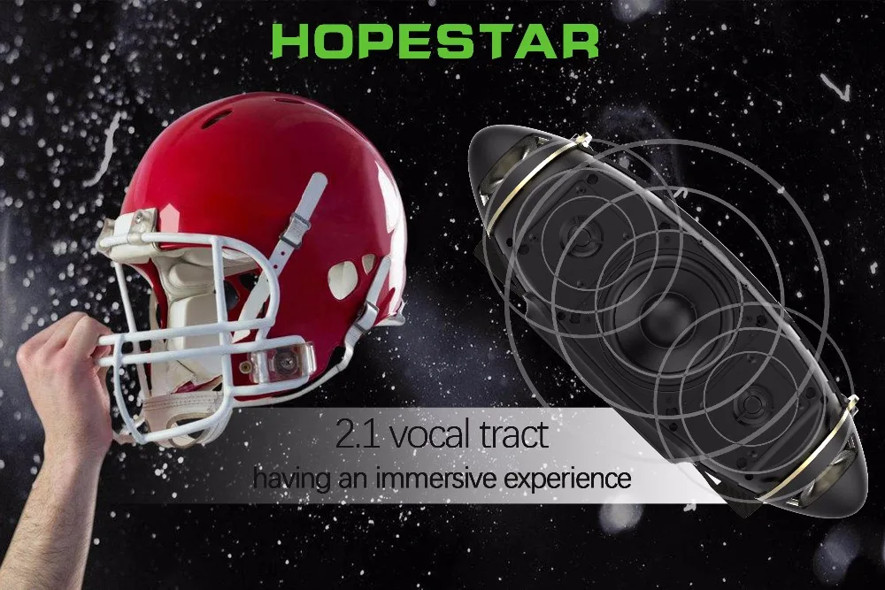 HOPESTAR H20+ регби Bluetooth динамик беспроводной портативный Колонка USB Бумбокс mp3 плеер водонепроницаемый бас открытый сабвуфер