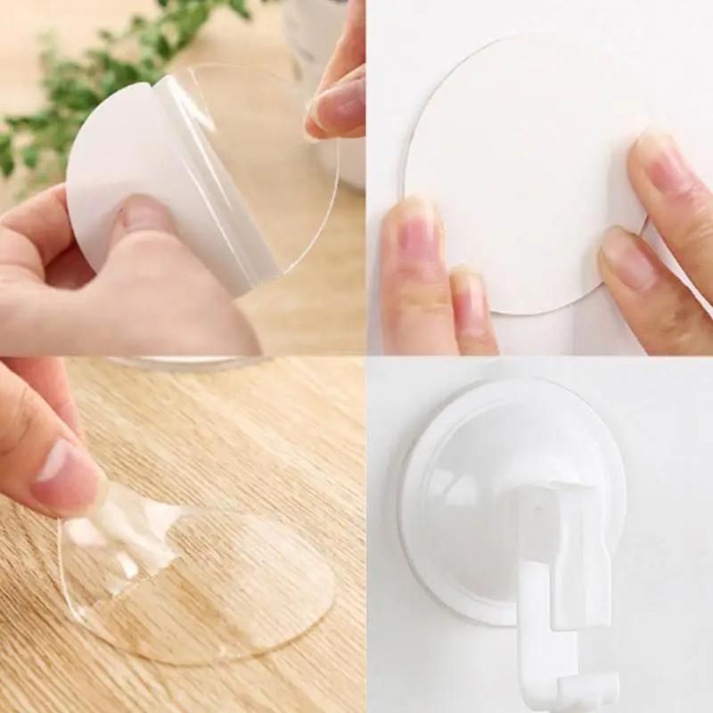 

High Quality Transparent Double Side Sticker Silicone Waterproof Suction Cup Auxiliary Stickers