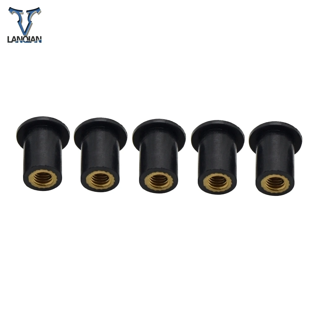 Motorcycle Accessories Rubber Well Nuts In Swingarm Sliders Windscreen Wellnuts For Honda CBR600 CBR 600 F2 F3 F4 F4i CBR1000RR