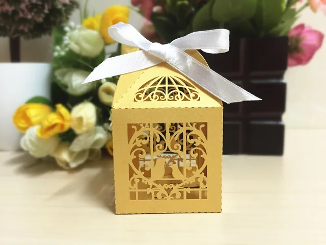 ... gold wedding candy bar boxes for guests,Wedding door gift box in china