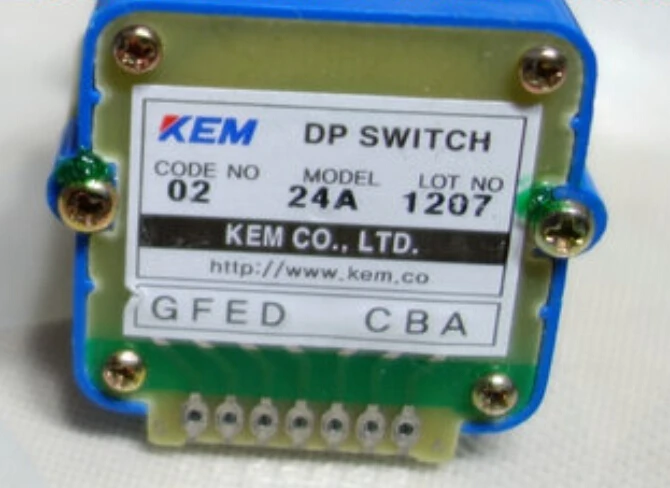 02 24A Rotary switches band switch KEM Digital feed