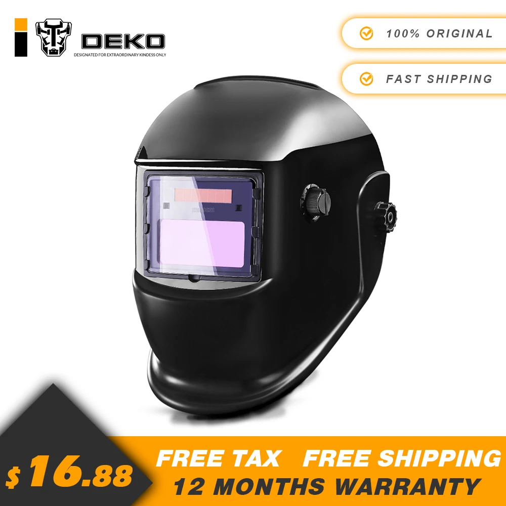 DEKO DKMZ350 Автоматическая Затемняющая маска сварочный шлем для MIG MMA TIG очки светильник фильтр сварщика пайки
