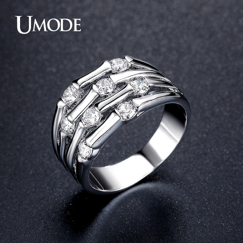 Женские винтажные кольца UMODE модные ювелирные украшения в виде скелета вечерние
