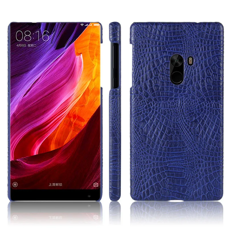 

Xiaomi Mi Mix 1 Mix1 Case Crocodile Grain PU+PC Skin Back Cover Hard Phone Case for Xiaomi Mix1 XiaomiMix1 Hard Cover Protector