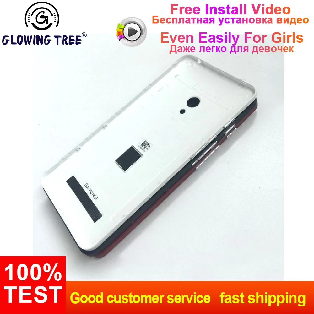 

For Asus ZenFone 5 6 A500CG A500KL A501CG T00J A600CG A601CG Back Battery Rear Cover Case Battery Door Cover with side button