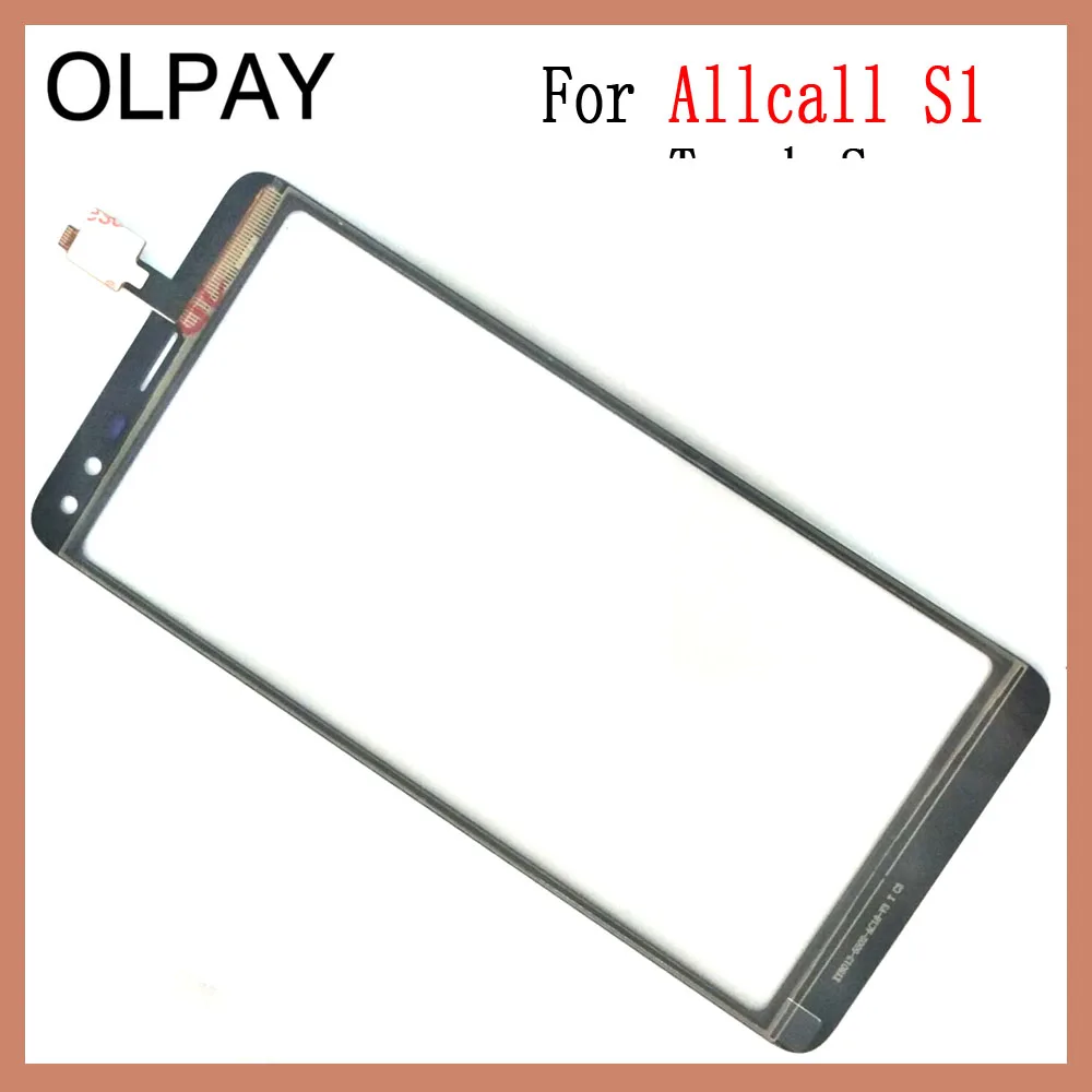 OLPAY 5,5 дюймов Новинка для Allcall S1 сенсорный экран дигитайзер панель передняя внешняя стеклянная линза сенсор Бесплатный клей+ салфетки