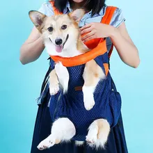 Pet рюкзак-переноска для собак из сетчатой ткани на открытом воздухе Товары для путешествий дышащие плечевые сумки с короткими ручками для маленькие собаки, кошки