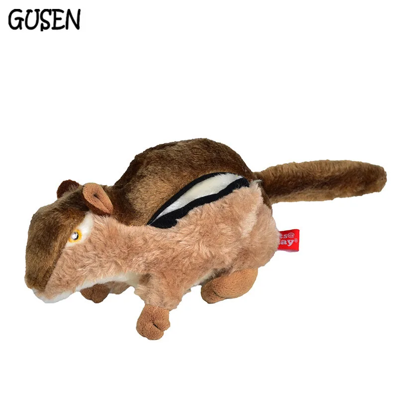 Pet supplies toys simulation Cute plush mouse dog Squeak toys chew