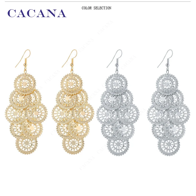CACANA Dangle Long Earrings For Women Hot Wheels Fashion Bijouterie Hot Sale No.A784 A785